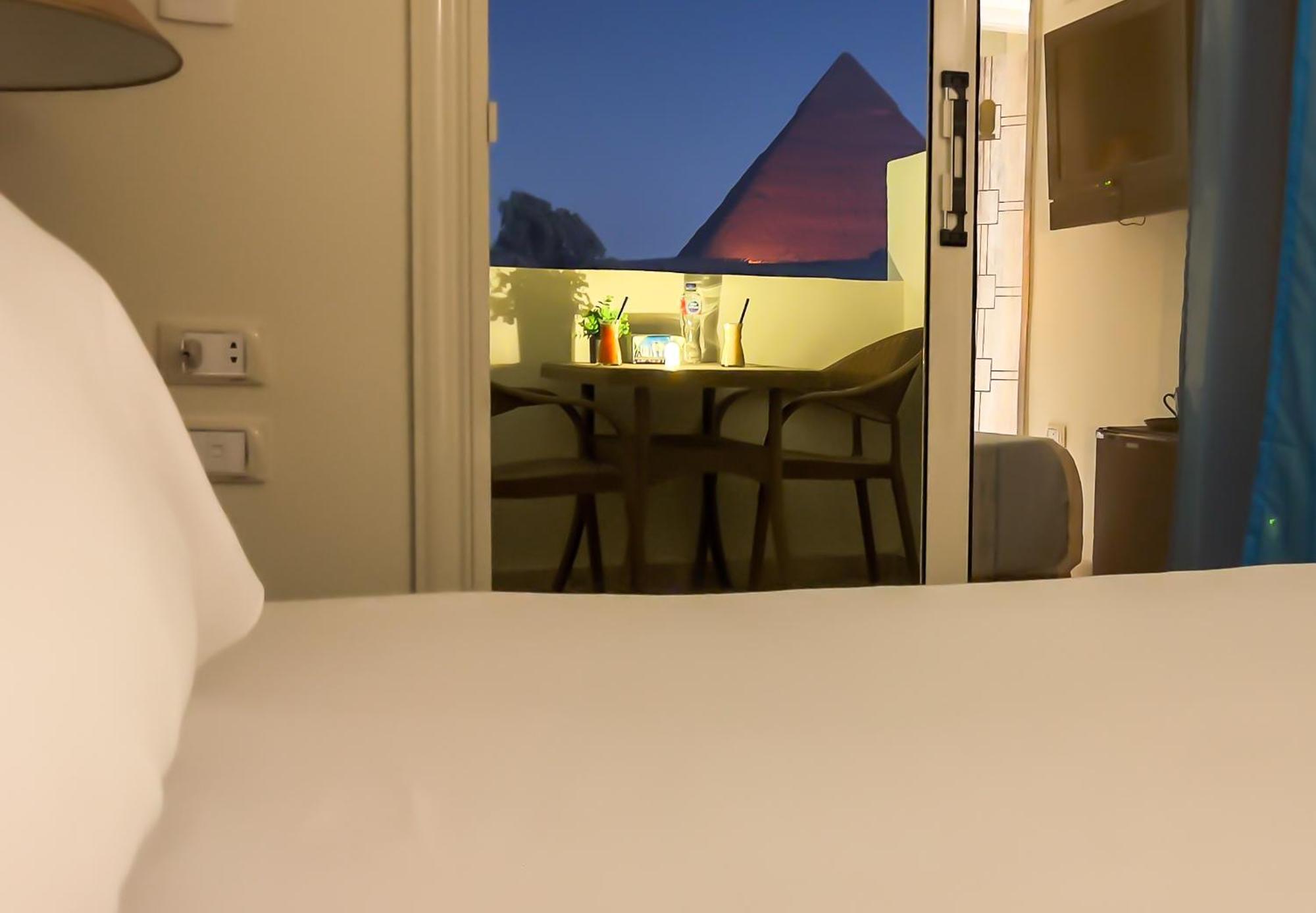 Pyramids Vista Inn Kafret el-Gabal Extérieur photo