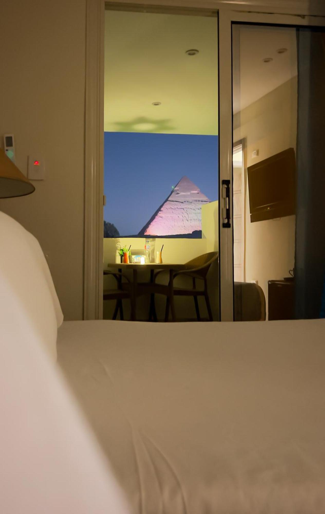 Pyramids Vista Inn Kafret el-Gabal Extérieur photo