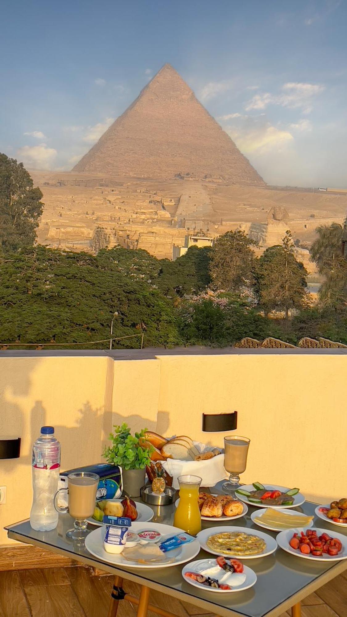 Pyramids Vista Inn Kafret el-Gabal Extérieur photo